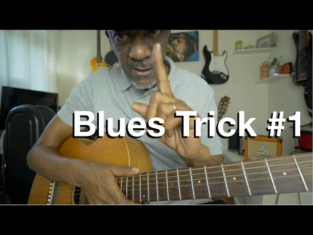 Three chord blues guitar trick #1 Beginners