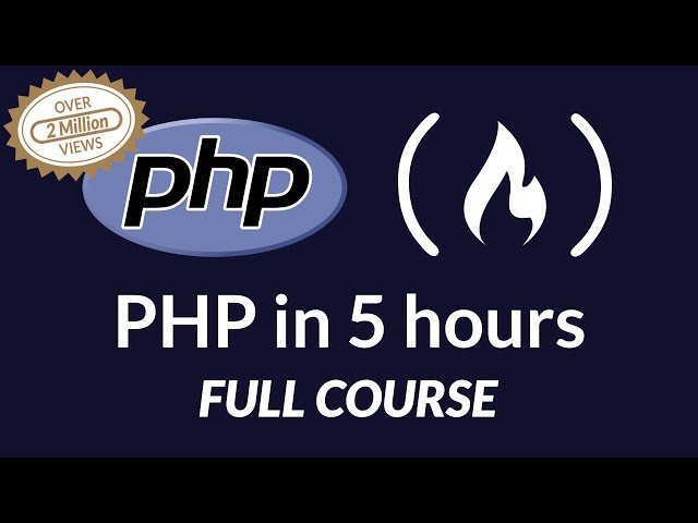 PHP Programming Language Tutorial - Full Course