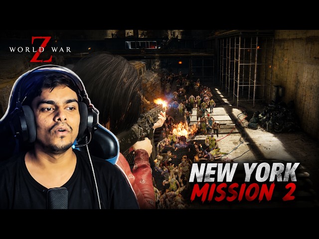 😱 1000+ Zombies Attacked Us! | World War Z New York Mission 2 Gameplay #gaming #viral #tranding #fyp