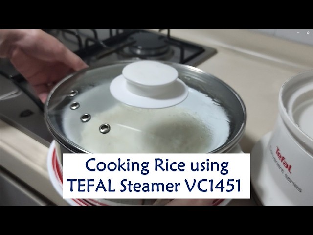 Cooking Rice using TEFAL Steamer VC1451