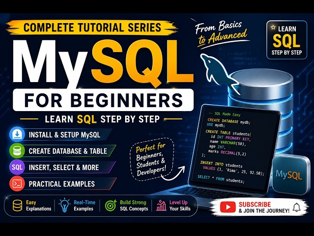 #6 | SQL Tutorial for Beginners #6 | SQL WHERE Clause Explained | Filter Data with WHERE Condition
