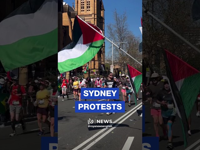 Hundreds protest ‘Israeli’ soldiers at Sydney Marathon