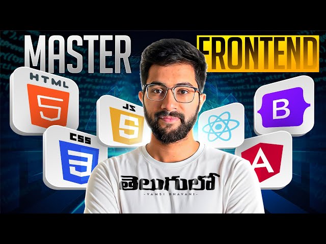 FREE Frontend Development Resources | Telugu | Vamsi Bhavani