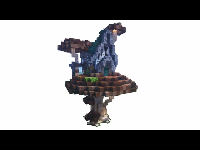 Minecraft Cottagecore Tutorial - Cottage on a 'Shroom