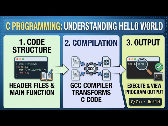 What Actually Happens When You Run Hello World in C?