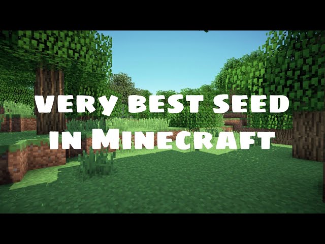 very very powerful seed in Minecraft phone gameplay