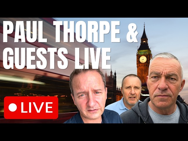 Paul Thorpe & Guests LIVE at 9pm UK time