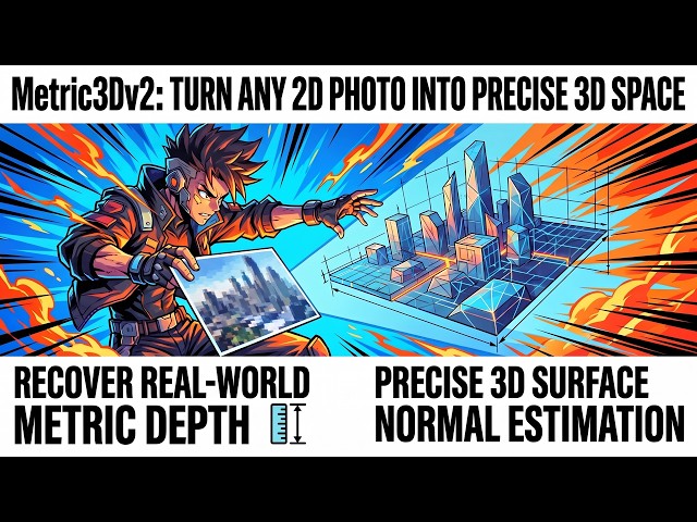 Metric3Dv2: Turn Any 2D Photo into Precise 3D Space