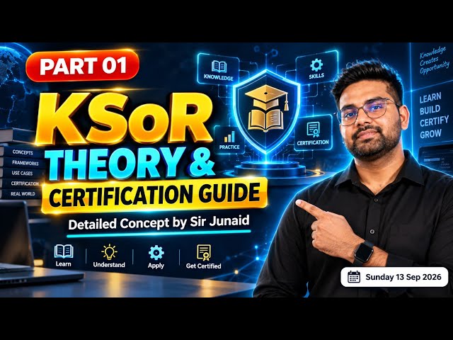 KSoR Complete Theory & Concepts | Certification Prep by Sir Junaid | Sunday 13 Sep 2026 (Part 01)