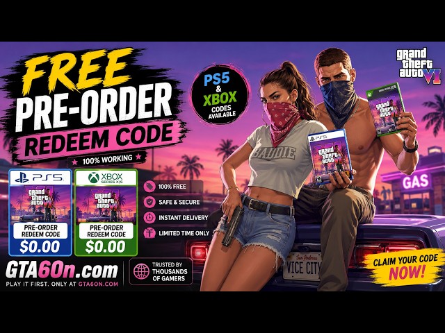 ✅ FREE GTA 6 Pre-Order 🎮 How to Pre-Order GTA 6 for FREE! | PS5 & Xbox 🔑