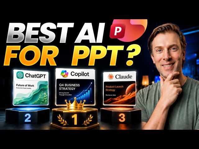 Copilot vs ChatGPT vs Claude: Which AI Makes the BEST PowerPoint Slides?