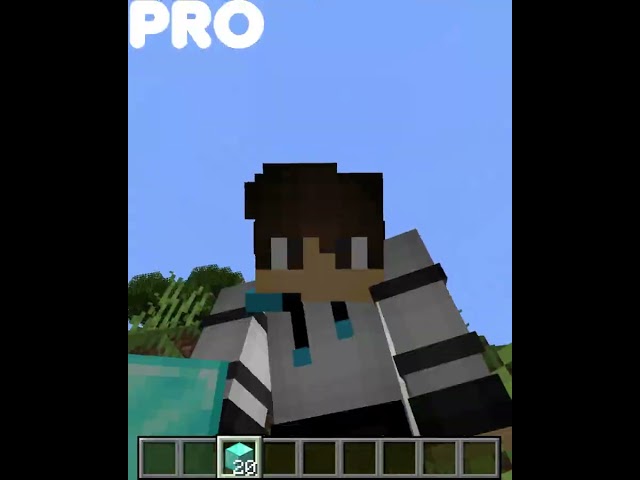 How Minecraft players bridge: