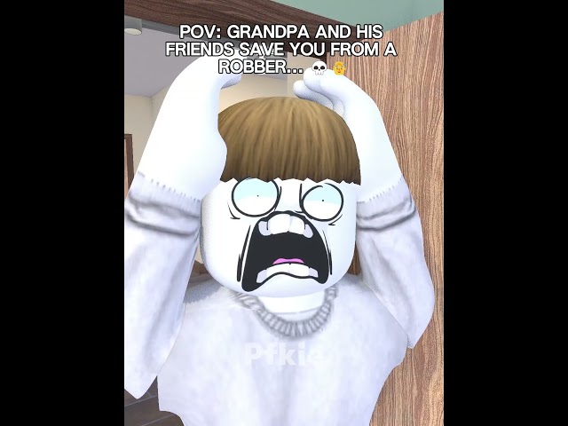 POV: Grandpa's friends beat up a robber