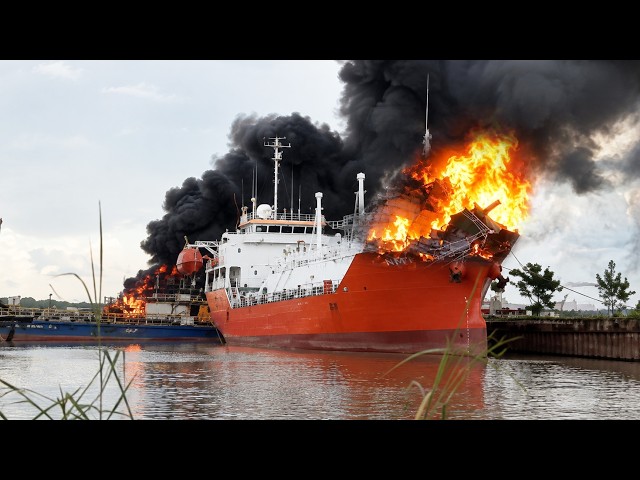 24 Most Terrifying Moments of Boat and Ship Fires Caught on Camera, Ep 3