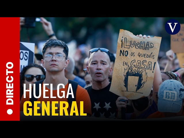 Tenants' Union marches to Cibeles to call for a general strike