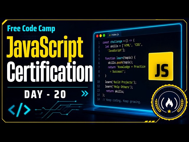 Free Code Camp JavaScript Certification - Day 020