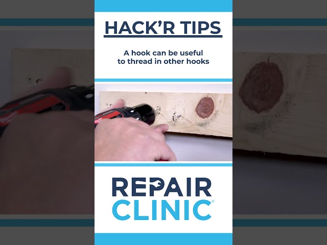 HACK'R TIPS - A hook can be useful to thread in other hooks.