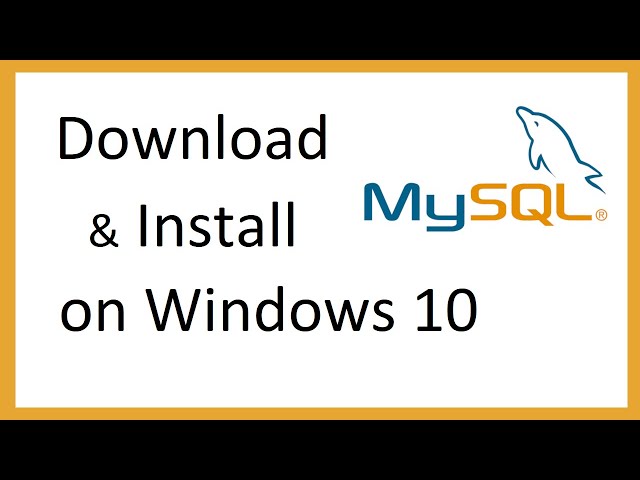 How to install MySQL 8.0.22 Server and Workbench latest version on Windows 10