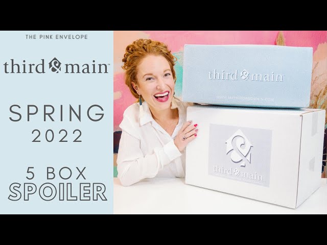 Third and Main Spring 2022 - Contemporary + Modern Farmhouse | All 5 Box Options Shown - Home Decor