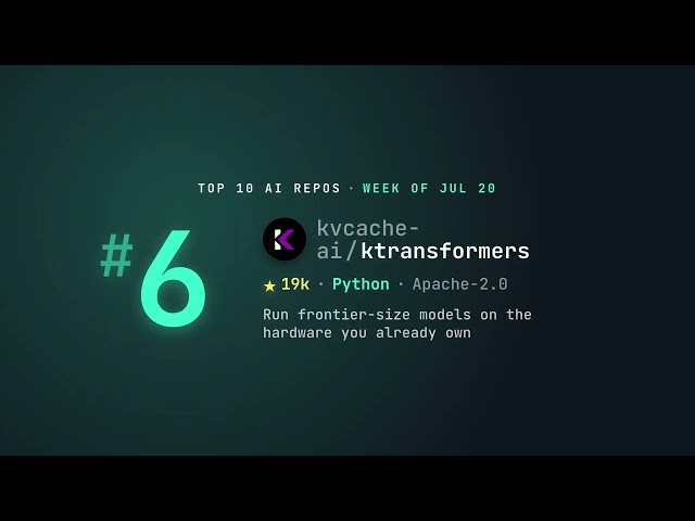 Top 10 AI GitHub Repos This Week — Week of Jul 20