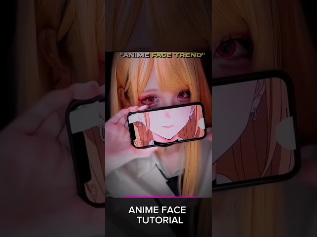 Anime Face Tutorial is here! #tutorial #tutorialfilter