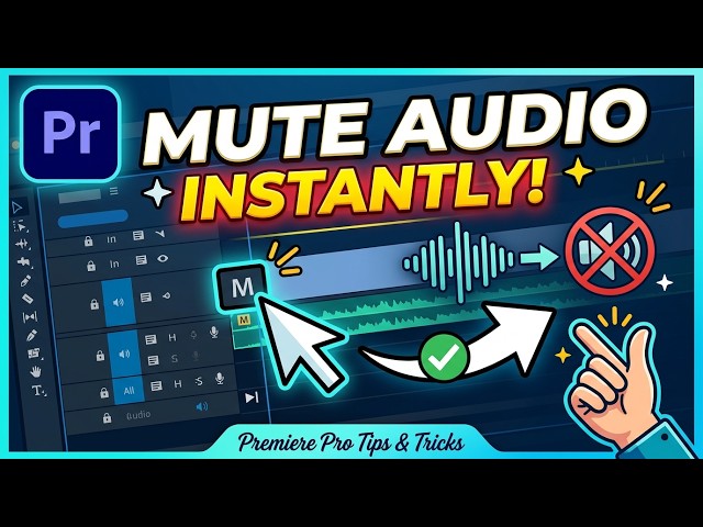 How to Mute or Remove Audio in Premiere Pro Instantly