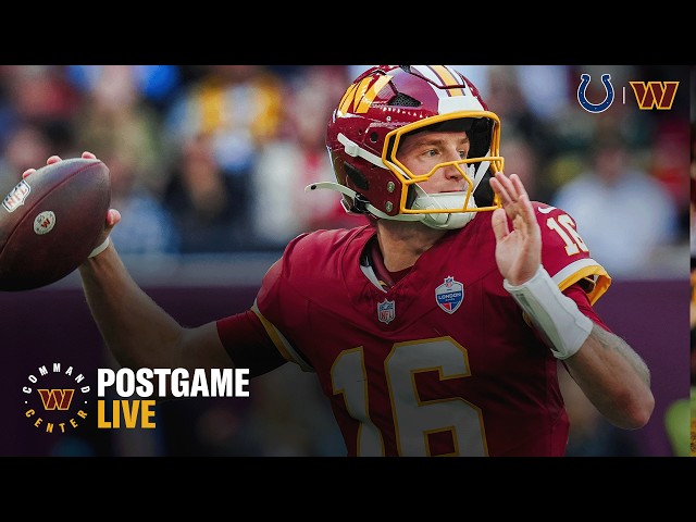 Postgame LIVE: Hear From HC Dan Quinn & More After Colts vs. Commanders in London | NFL Week 4