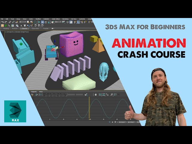 3ds Max Beginners: ANIMATION Crash Course. Learn to animate anything!!