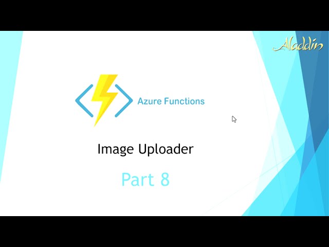 AF-008: Azure Functions - Part 8 #Image #uploader -  Azure #Servicebus & #masstransit