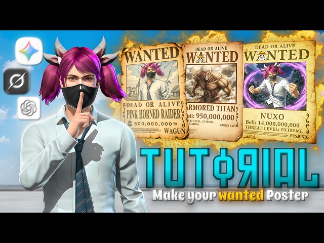 Free Fire Wanted Banner Kaise Banaye? 🤠 Make Your Own 'WANTED' Banner! 🔥
