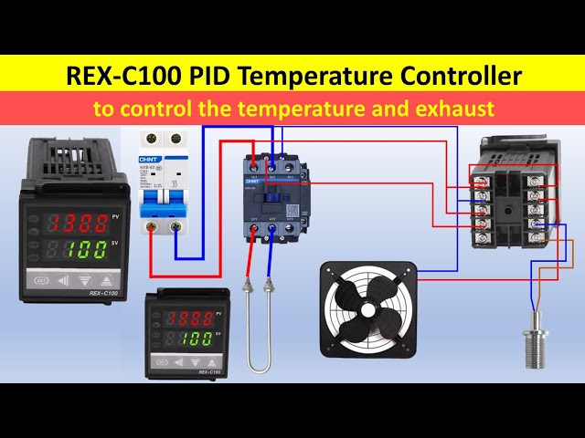 REX-C100 PID Temperature Controller Wiring Diagram | Complete Guide