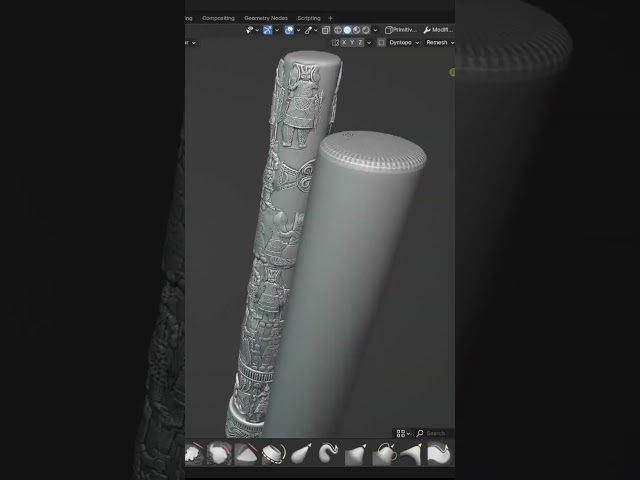 3D sculpting tricks for Blender: Simple Deform #3dmodelling