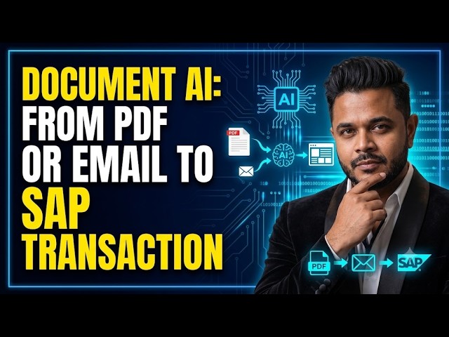 Document AI: From PDF or Email to SAP Transaction | ZaranTech