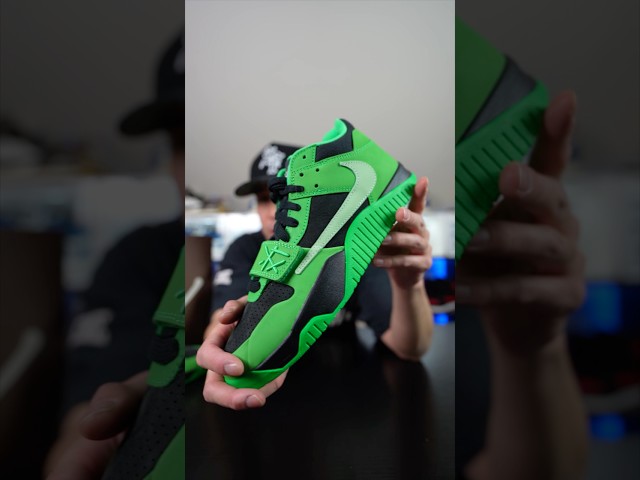 Did you cop. Travis Scott Green spark #travisscott #sneakers #shorts