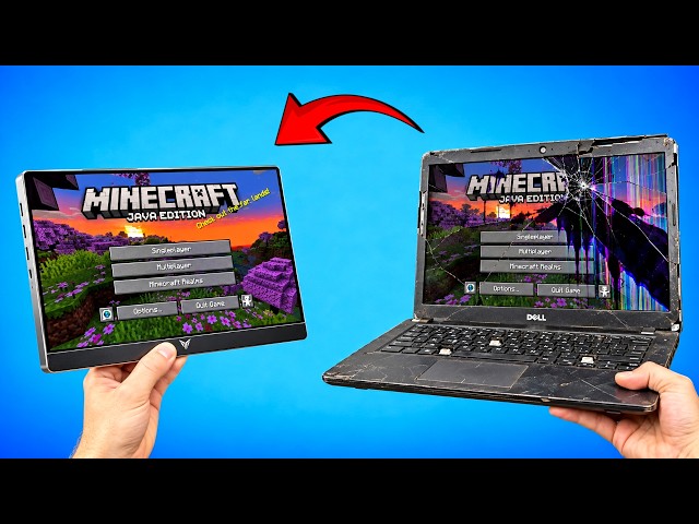 I Built a Tablet PC From a Broken Laptop!