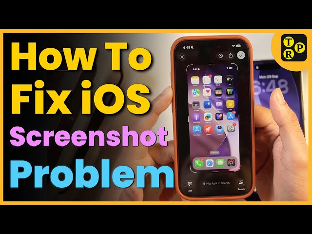 How to Fix iPhone Screenshots Not Working on iOS 26? Fix Screenshot Issues on iPhone (Easy)