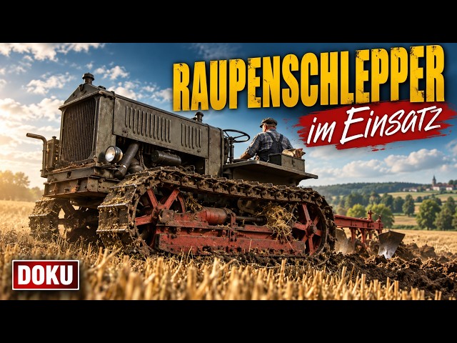 Hanomag, Lanz, and Deutz - Crawler Tractors in Action (Documentary | Agriculture | Tractors)