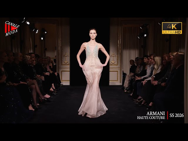 ARMANI Haute Couture Spring Summer 2026 Paris - Canale Moda