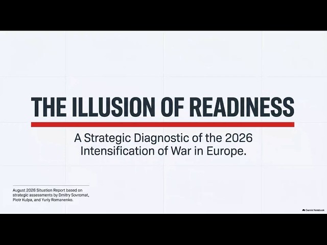The Illusion of Readiness: Strategic Diagnostics of Europe's Readiness to War