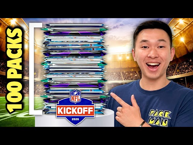 Opening 100 of the CRAZIEST RANDOM FOOTBALL HOBBY PACKS to KICKOFF the 2026 NFL SEASON ($10,000)! 😱🔥