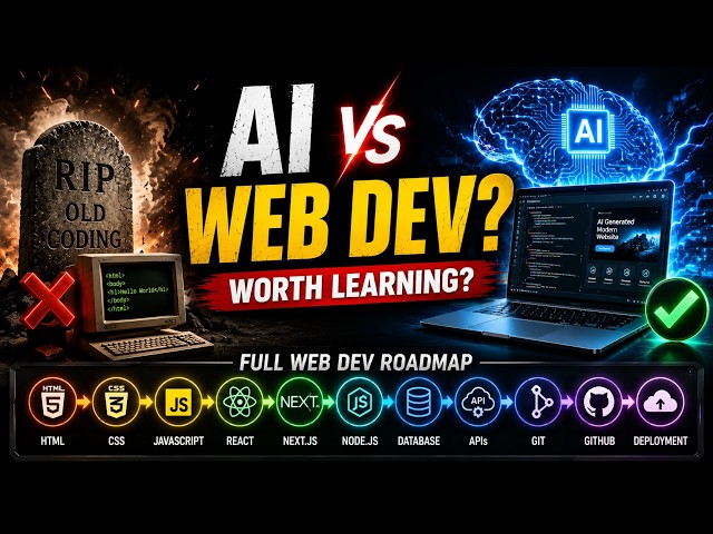 Web Development in the AI Era — Is It Still Worth Learning? FULL Roadmap