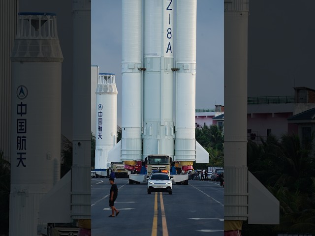 China Moves a Giant Rocket by Road—Then Launches It
