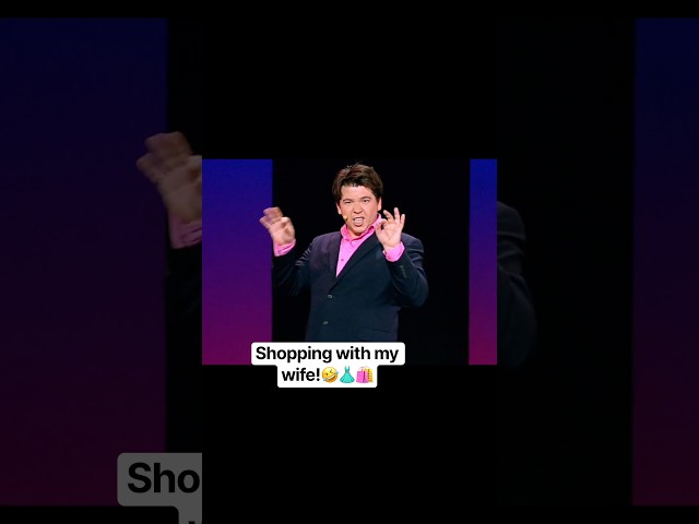 Shopping with my wife!🤣👗🛍️ #comedy #michaelmcintyre #standupcomedy