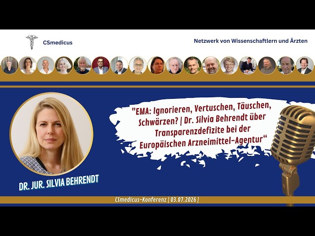Ignorieren, Vertuschen, Täuschen, Schwärzen? | Dr. S. Behrendt über Transparenzdefizite bei der EMA