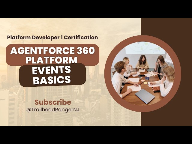 Agentforce 360 Platform Events Basics | Unit 1 to 3