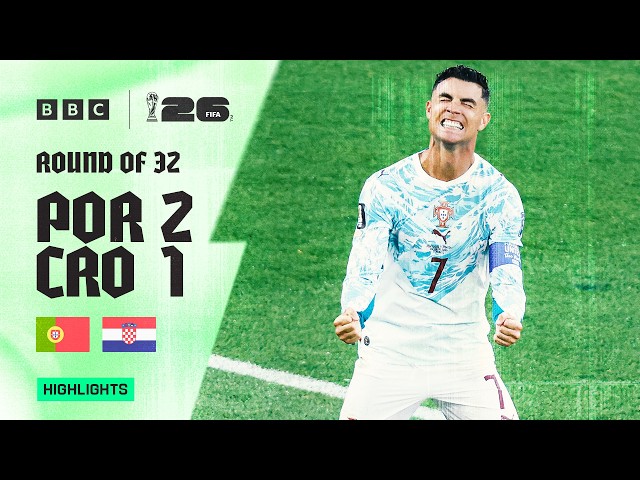 Portugal 2-1 Croatia Highlights 🇵🇹🇭🇷 | HUGE VAR CALL! | 2026 FIFA World Cup | Round of 32