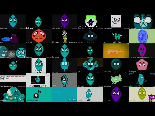 BFDI Auditions But With 36 Other Animations in Lost Effect