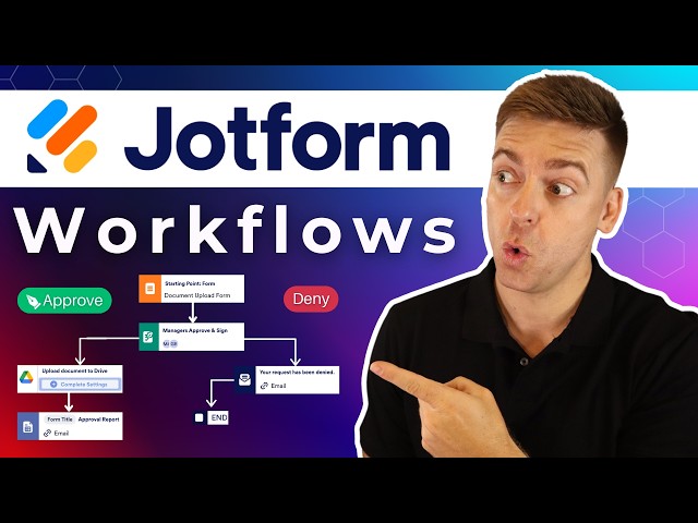 Build No-Code Workflows in Minutes | Workflow & Form Builder (Jotform Tutorial)