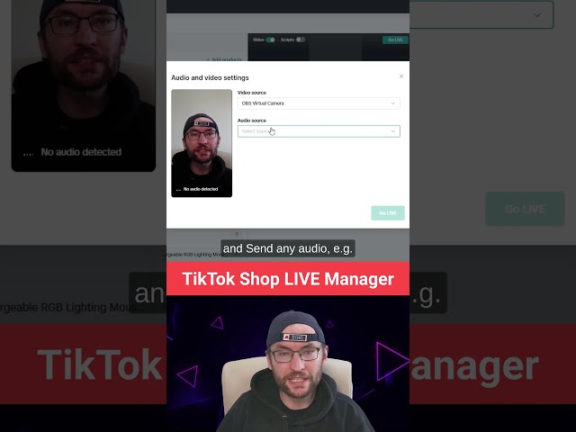 TikTok Shop LIVE Manager - How To Stream From PC/Mac For Sellers