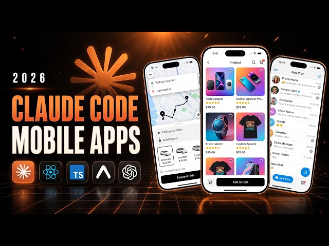CLAUDE CODE BOOTCAMP: Build 3 Mobile Apps